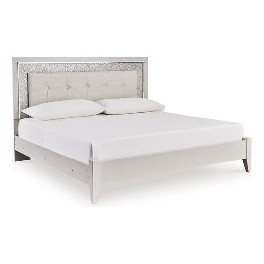 Signature Design by Ashley® Zyniden Queen Upholstered Panel Bed at   Contempo Furniture  Contempo Furniture Zyniden Queen Upholstered Panel Bed Signature Design by Ashley®.