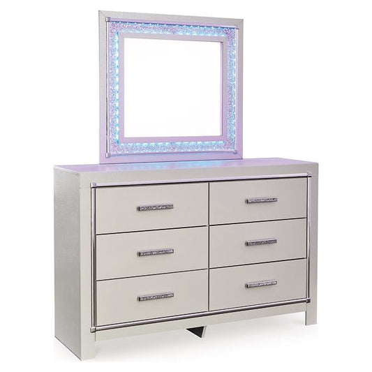 Signature Design by Ashley® Zyniden Dresser and Mirror at   Contempo Furniture  Contempo Furniture Zyniden Dresser and Mirror Signature Design by Ashley®.