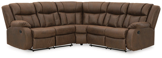 Signature Design by Ashley® Trail Boys 2-Piece Reclining Sectional at   Contempo Furniture  Contempo Furniture Trail Boys 2-Piece Reclining Sectional Signature Design by Ashley®.