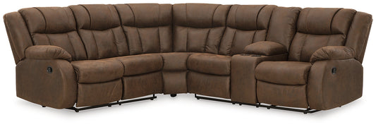 Signature Design by Ashley® Trail Boys 2-Piece Reclining Sectional at   Contempo Furniture  Contempo Furniture Trail Boys 2-Piece Reclining Sectional Signature Design by Ashley®.