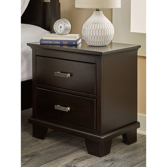 Signature Design by Ashley® Covetown Two Drawer Night Stand at   Contempo Furniture  Contempo Furniture Covetown Two Drawer Night Stand Signature Design by Ashley®.