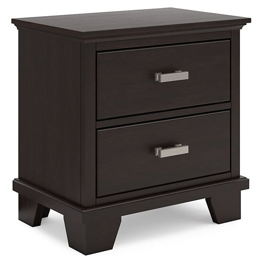 Signature Design by Ashley® Covetown Two Drawer Night Stand at   Contempo Furniture  Contempo Furniture Covetown Two Drawer Night Stand Signature Design by Ashley®.