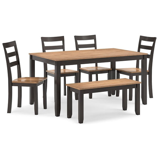 Signature Design by Ashley® Gesthaven Dining Room Table Set (6/CN) at   Contempo Furniture  Contempo Furniture Gesthaven Dining Room Table Set (6/CN) Signature Design by Ashley®.