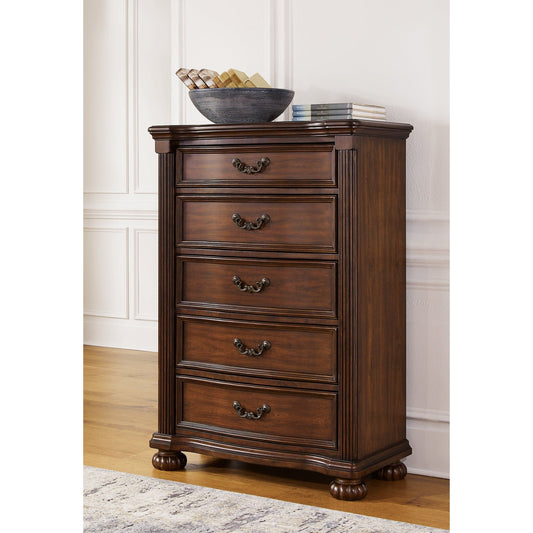 Signature Design by Ashley® Lavinton Five Drawer Chest.