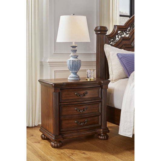 Signature Design by Ashley® Lavinton Three Drawer Night Stand.