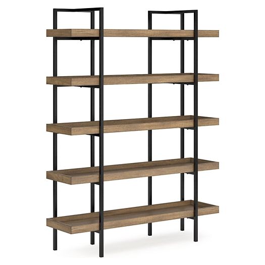 Signature Design by Ashley® Montia Bookcase at   Contempo Furniture  Contempo Furniture Montia Bookcase Signature Design by Ashley®.