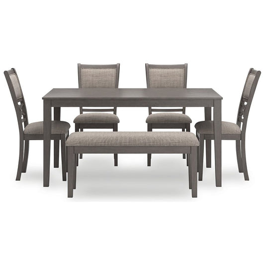 Signature Design by Ashley® Wrenning Dining Room Table Set (6/CN) at   Contempo Furniture  Contempo Furniture Wrenning Dining Room Table Set (6/CN) Signature Design by Ashley®.