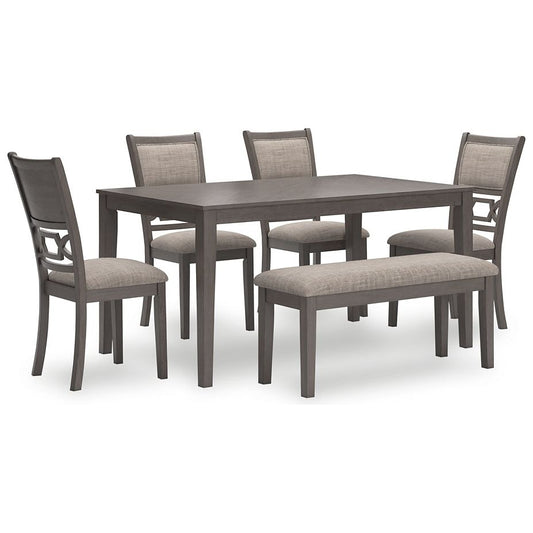 Signature Design by Ashley® Wrenning Dining Room Table Set (6/CN) at   Contempo Furniture  Contempo Furniture Wrenning Dining Room Table Set (6/CN) Signature Design by Ashley®.