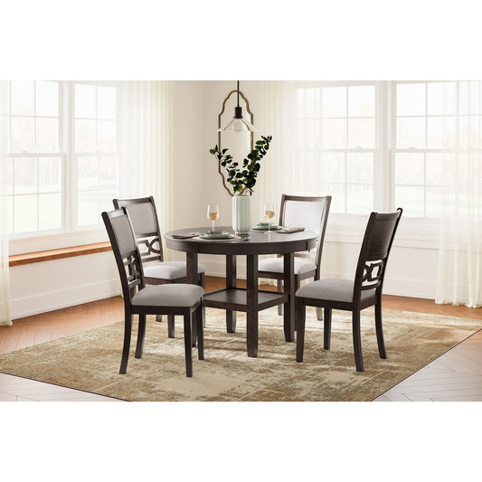 Signature Design by Ashley® Langwest Dining Room Table Set (5/CN) at   Contempo Furniture  Contempo Furniture Langwest Dining Room Table Set (5/CN) Signature Design by Ashley®.