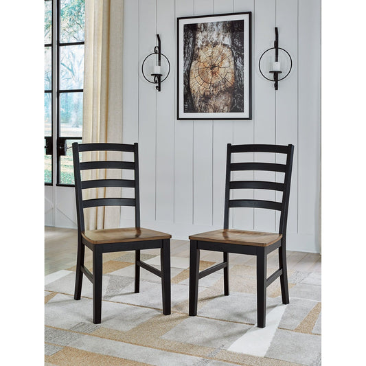 Signature Design by Ashley® Wildenauer Dining Room Side Chair (2/CN) at   Contempo Furniture  Contempo Furniture Wildenauer Dining Room Side Chair (2/CN) Signature Design by Ashley®.