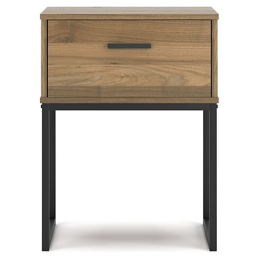 Signature Design by Ashley® Deanlow One Drawer Night Stand at   Contempo Furniture  Contempo Furniture Deanlow One Drawer Night Stand Signature Design by Ashley®.