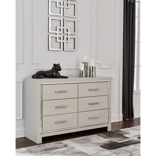 Signature Design by Ashley® Zyniden Six Drawer Dresser at   Contempo Furniture  Contempo Furniture Zyniden Six Drawer Dresser Signature Design by Ashley®.