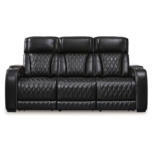 Signature Design by Ashley® Boyington PWR REC Sofa with ADJ Headrest at   Contempo Furniture  Contempo Furniture Boyington PWR REC Sofa with ADJ Headrest Signature Design by Ashley®.