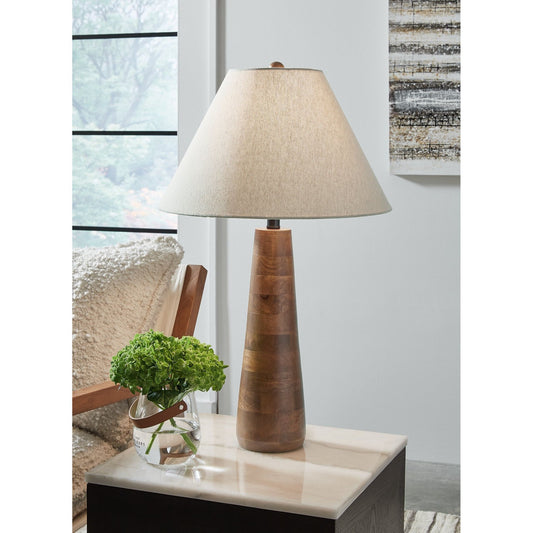 Signature Design by Ashley® Danset Wood Table Lamp (1/CN).