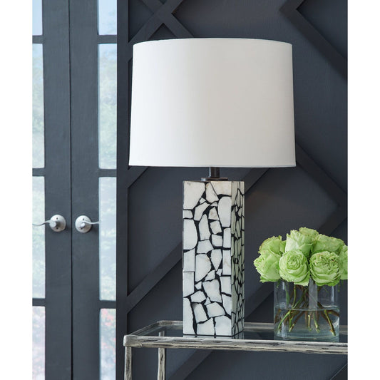 Signature Design by Ashley® Macaria Marble Table Lamp (1/CN).