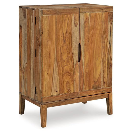 Signature Design by Ashley® Dressonni Bar Cabinet at   Contempo Furniture  Contempo Furniture Dressonni Bar Cabinet Signature Design by Ashley®.