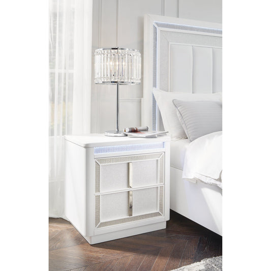 Signature Design by Ashley® Chalanna Two Drawer Night Stand at   Contempo Furniture  Contempo Furniture Chalanna Two Drawer Night Stand Signature Design by Ashley®.