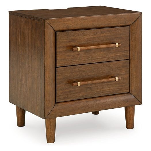 Signature Design by Ashley® Lyncott Two Drawer Night Stand at   Contempo Furniture  Contempo Furniture Lyncott Two Drawer Night Stand Signature Design by Ashley®.