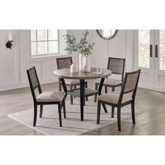 Signature Design by Ashley® Corloda Round DRM Table Set (5/CN) at   Contempo Furniture  Contempo Furniture Corloda Round DRM Table Set (5/CN) Signature Design by Ashley®.