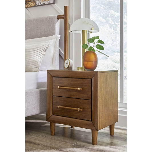 Signature Design by Ashley® Lyncott Two Drawer Night Stand at   Contempo Furniture  Contempo Furniture Lyncott Two Drawer Night Stand Signature Design by Ashley®.