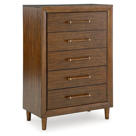 Signature Design by Ashley® Lyncott Five Drawer Chest at   Contempo Furniture  Contempo Furniture Lyncott Five Drawer Chest Signature Design by Ashley®.