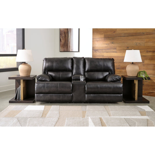 Signature Design by Ashley® Mountainous PWR REC Loveseat/CON/ADJ HDRST at   Contempo Furniture  Contempo Furniture Mountainous PWR REC Loveseat/CON/ADJ HDRST Signature Design by Ashley®.