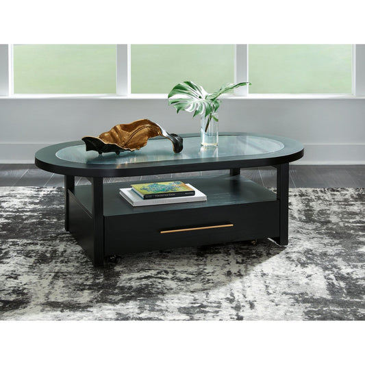 Signature Design by Ashley® Winbardi Oval Cocktail Table.