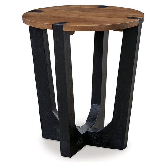 Signature Design by Ashley® Hanneforth Round End Table.