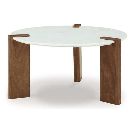 Signature Design by Ashley® Isanti Round Cocktail Table.