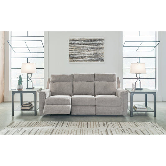 Signature Design by Ashley® Barnsana Reclining Power Sofa at   Contempo Furniture  Contempo Furniture Barnsana Reclining Power Sofa Signature Design by Ashley®.