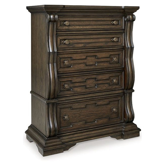 Signature Design by Ashley® Maylee Five Drawer Chest at   Contempo Furniture  Contempo Furniture Maylee Five Drawer Chest Signature Design by Ashley®.