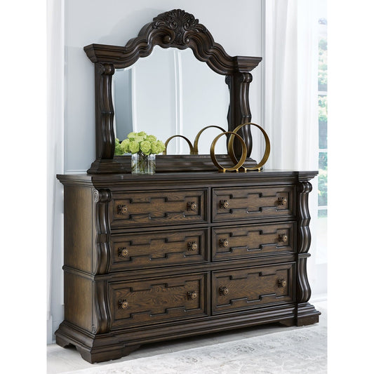 Signature Design by Ashley® Maylee Dresser and Mirror at   Contempo Furniture  Contempo Furniture Maylee Dresser and Mirror Signature Design by Ashley®.