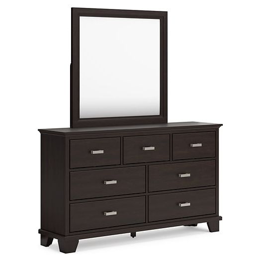 Signature Design by Ashley® Covetown Dresser and Mirror at   Contempo Furniture  Contempo Furniture Covetown Dresser and Mirror Signature Design by Ashley®.