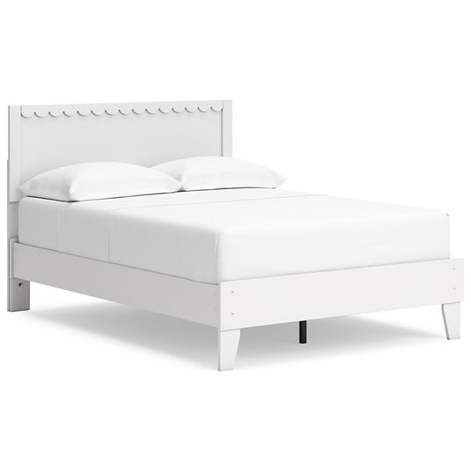 Signature Design by Ashley® Hallityn  Panel Platform Bed at   Contempo Furniture  Contempo Furniture Hallityn  Panel Platform Bed Signature Design by Ashley®.