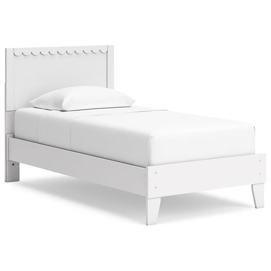 Signature Design by Ashley® Hallityn  Panel Platform Bed at   Contempo Furniture  Contempo Furniture Hallityn  Panel Platform Bed Signature Design by Ashley®.