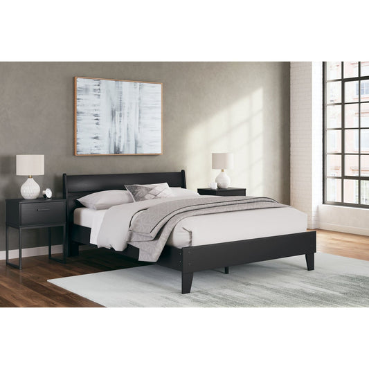 Signature Design by Ashley® Socalle  Panel Platform Bed at   Contempo Furniture  Contempo Furniture Socalle  Panel Platform Bed Signature Design by Ashley®.