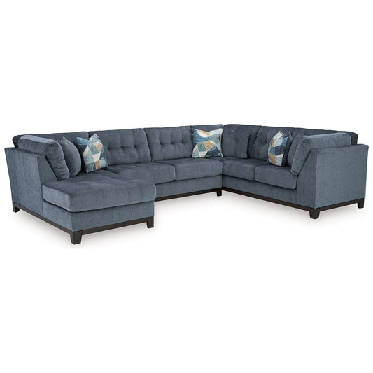 Benchcraft® Maxon Place 3-Piece Sectional with Chaise at   Contempo Furniture  Contempo Furniture Maxon Place 3-Piece Sectional with Chaise Benchcraft®.