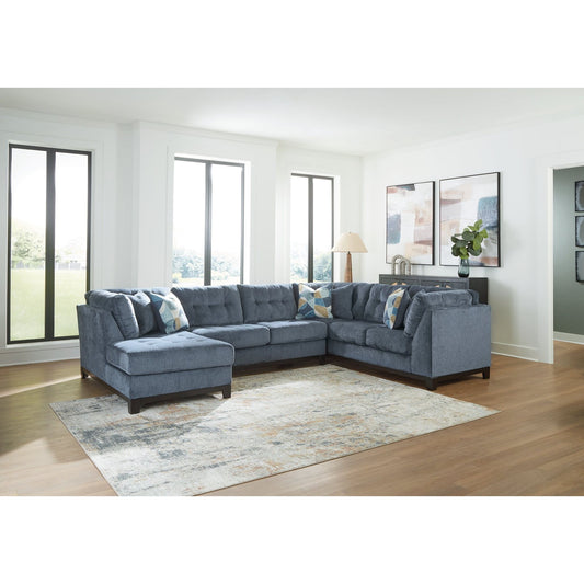 Benchcraft® Maxon Place 3-Piece Sectional with Chaise at   Contempo Furniture  Contempo Furniture Maxon Place 3-Piece Sectional with Chaise Benchcraft®.