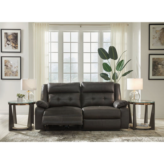 Signature Design by Ashley® Mackie Pike 2-Piece Power Reclining Sectional Loveseat at   Contempo Furniture  Contempo Furniture Mackie Pike 2-Piece Power Reclining Sectional Loveseat Signature Design by Ashley®.