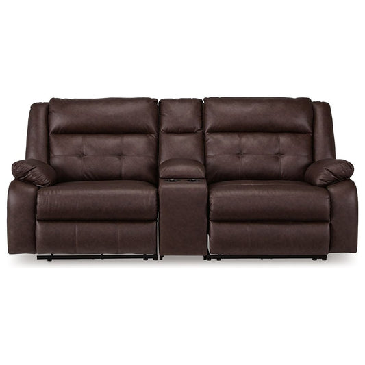 Signature Design by Ashley® Punch Up 3-Piece Power Reclining Sectional Loveseat with Console at   Contempo Furniture  Contempo Furniture Punch Up 3-Piece Power Reclining Sectional Loveseat with Console Signature Design by Ashley®.