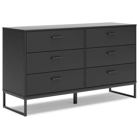 Signature Design by Ashley® Socalle Six Drawer Dresser at   Contempo Furniture  Contempo Furniture Socalle Six Drawer Dresser Signature Design by Ashley®.