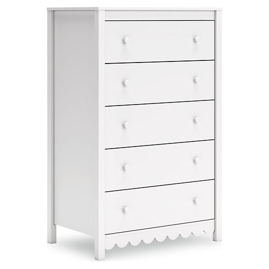 Signature Design by Ashley® Hallityn Five Drawer Chest at   Contempo Furniture  Contempo Furniture Hallityn Five Drawer Chest Signature Design by Ashley®.