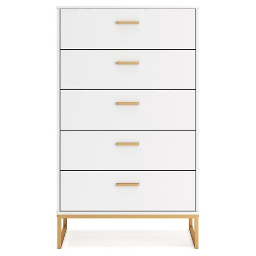 Signature Design by Ashley® Socalle Five Drawer Chest at   Contempo Furniture  Contempo Furniture Socalle Five Drawer Chest Signature Design by Ashley®.