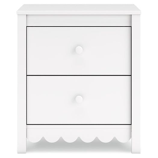 Signature Design by Ashley® Hallityn Two Drawer Night Stand at   Contempo Furniture  Contempo Furniture Hallityn Two Drawer Night Stand Signature Design by Ashley®.