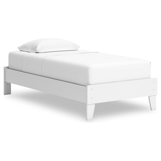 Signature Design by Ashley® Hallityn  Platform Bed at   Contempo Furniture  Contempo Furniture Hallityn  Platform Bed Signature Design by Ashley®.