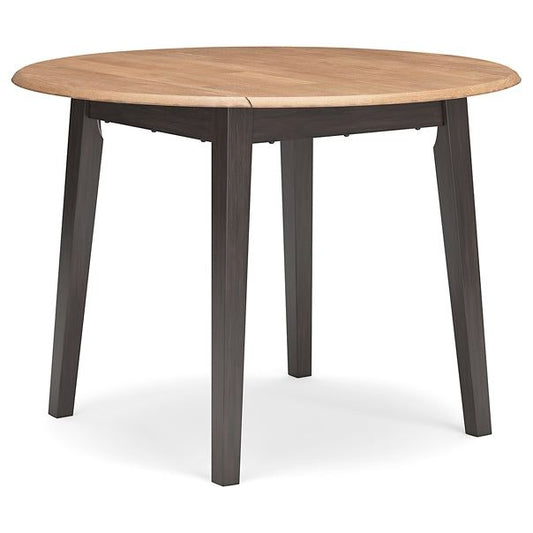 Signature Design by Ashley® Gesthaven Round DRM Drop Leaf Table at   Contempo Furniture  Contempo Furniture Gesthaven Round DRM Drop Leaf Table Signature Design by Ashley®.