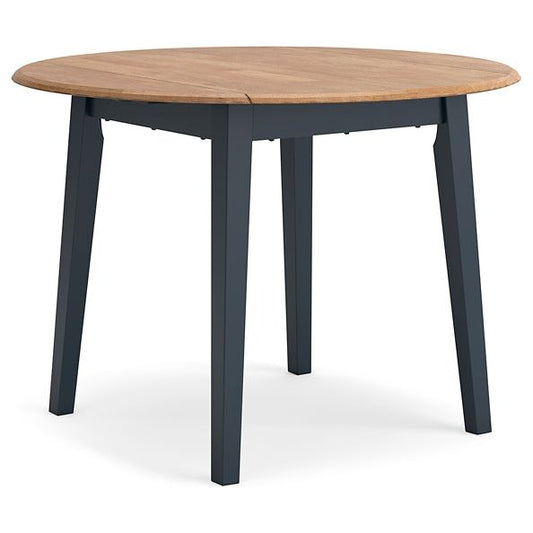 Signature Design by Ashley® Gesthaven Round DRM Drop Leaf Table at   Contempo Furniture  Contempo Furniture Gesthaven Round DRM Drop Leaf Table Signature Design by Ashley®.