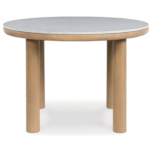 Signature Design by Ashley® Sawdyn Round Dining Room Table at   Contempo Furniture  Contempo Furniture Sawdyn Round Dining Room Table Signature Design by Ashley®.