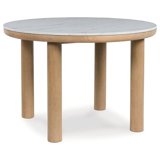 Signature Design by Ashley® Sawdyn Round Dining Room Table at   Contempo Furniture  Contempo Furniture Sawdyn Round Dining Room Table Signature Design by Ashley®.