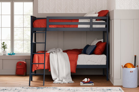 Signature Design by Ashley® Nextonfort  Over Twin Bunk Bed at   Contempo Furniture  Contempo Furniture Nextonfort  Over Twin Bunk Bed Signature Design by Ashley®.